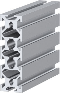 Profil 30x100, 10F, schwer, plan Maße: 30 mm x 100 mm Artikelnummer: 1.11.030100.104SP