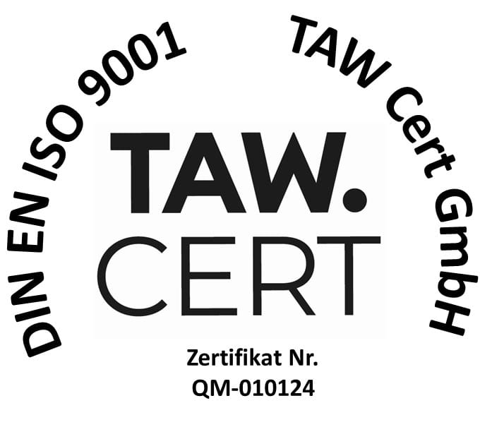 KTH ist ISO 9001 zertifiziert